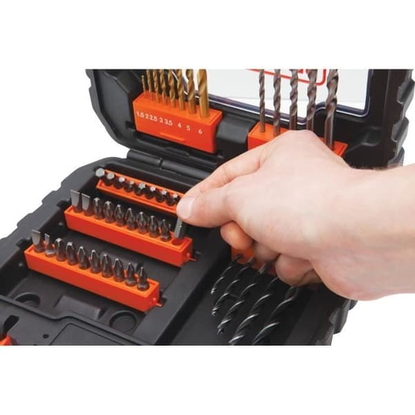 BLACK+DECKER Drilling and Screwdriving Set - 50 Accessories - A7232-XJ
