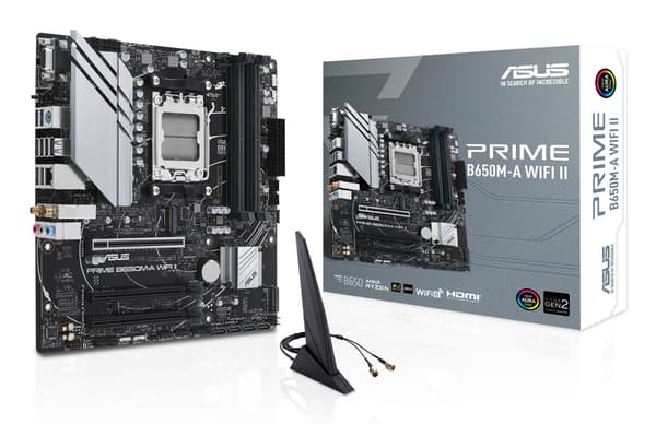 ASUS PRIME B650M-A WIFI II Motherboard Socket AM5 micro ATX AMD B650