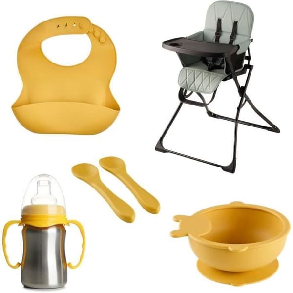 THERMOBABY HANDY Folding High Chair Pack - Complete Meal Kit