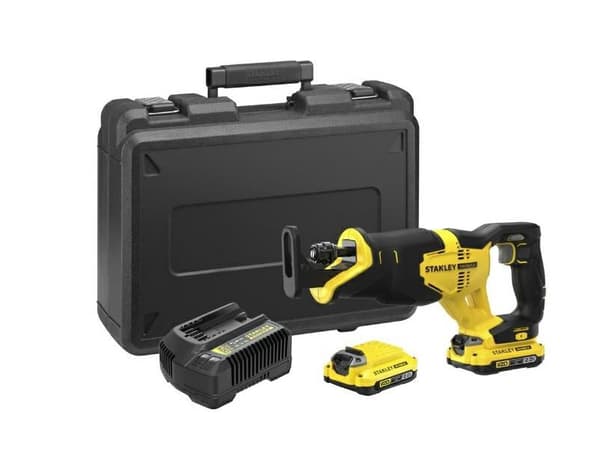 STANLEY V20 SFMCS300D2K Reciprocating Saw 2x2.0Ah + Case
