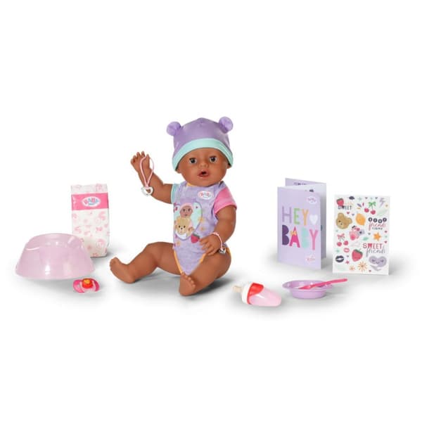 Baby Born Doll Eva 43 cm - Interactive Doll with 10 Play Functions