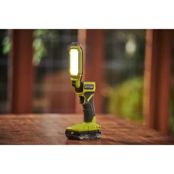 RYOBI Compact LED Lantern - 18V - 800/ 400/ 1000 Lumens - Foldable with Hook