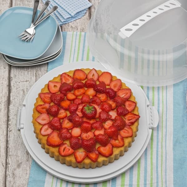 Rotho Fresh Cake Box 35.5 cm White/Transparent