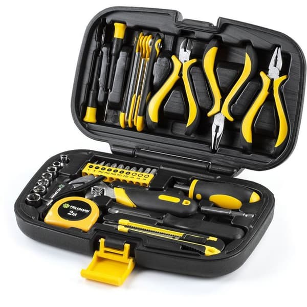 Fieldmann Tool Set - 36 Pieces - Sturdy Plastic Case - FDG 5017-36R