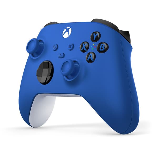 Microsoft Xbox Wireless Controller - Game Pad - kabellos - Bluetooth - Shockblau - für PC, Microsoft Xbox One, Android, Microsoft Xbox Series S, Microsoft Xbox Series X, iOS (QAU-00009)