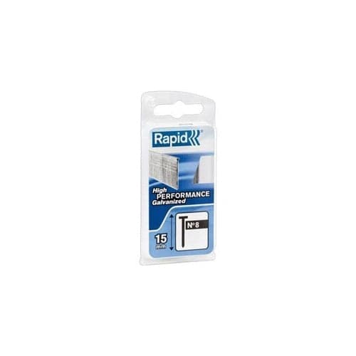 RAPID Galvanized Nails No. 8/25 mm - Fine Wire - Pack of 200