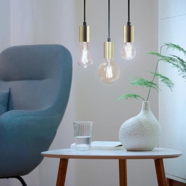 WiZ Starter Kit: 2 Edison-Style Smart Bulbs, Dimmable White, E27, 50W + Remote Control