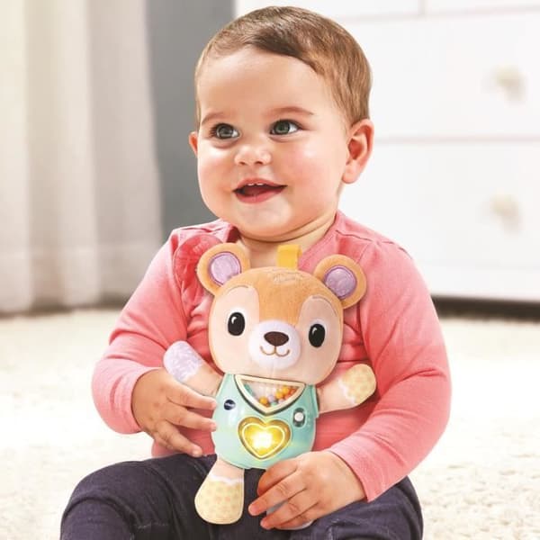 VTECH-LUMI Singing Bear - Musical Fabric Rattle for Babies