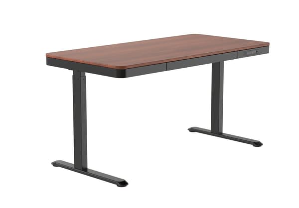 Activejet ET119W-C Electric Height Adjustable Desk 140x70 Black/Walnut