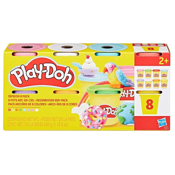 Play-Doh 8 Pack Assorted - Creative Fun for Children Aged 2 and Up