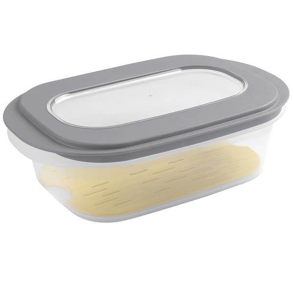Sigma Cheese Box with Tray - Grey