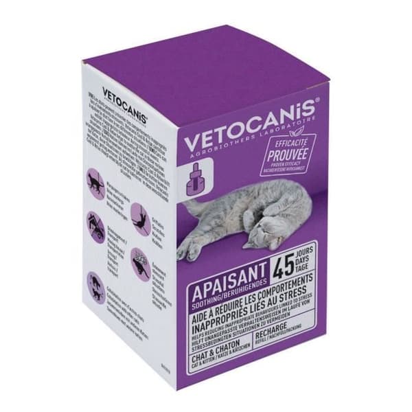 VETOCANIS Refill for Anti-Stress Diffuser - For Cats, 45 Days