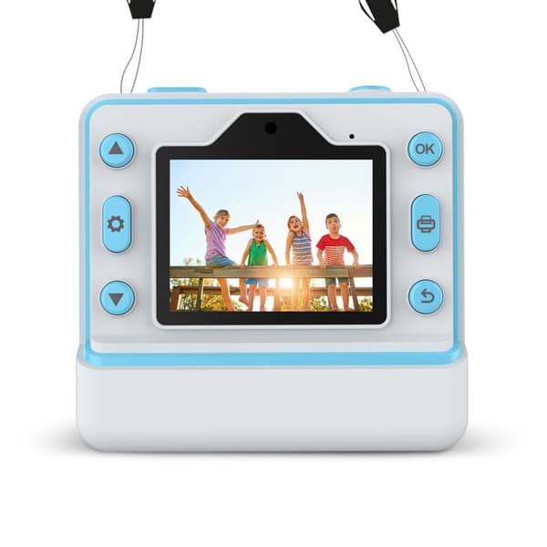 Xblitz Flash Blue Instant Camera with Thermal Printer for Children