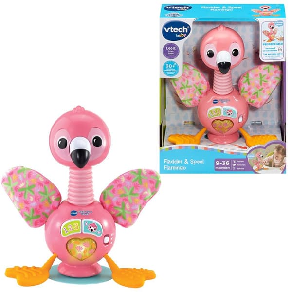 VTech Baby Flutter and Play Flamingo + Light and Sound