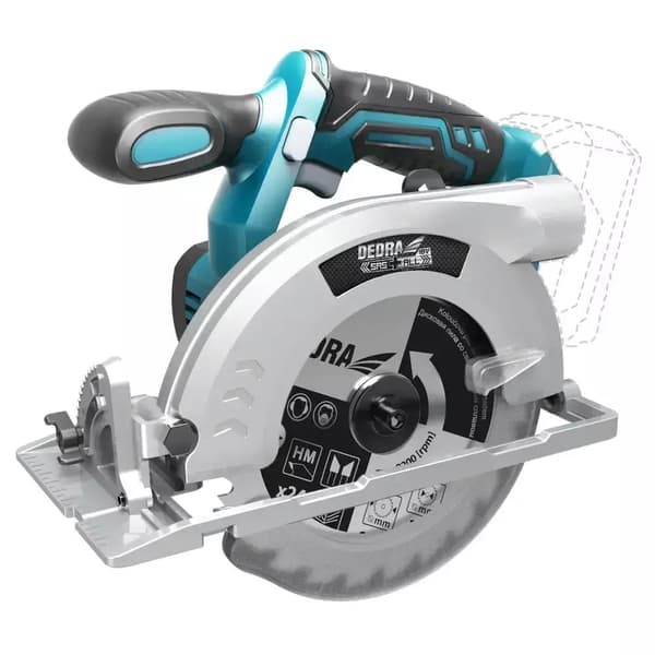 Dedra Circular Saw 18V 165 mm DED7064 for Home Use