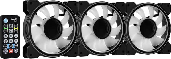 Aerocool Mirage 12 ARGB Pro Computer Case Cooling Set 12 cm Black