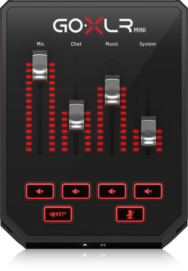 TC Helicon Go XLR Mini - Mixer and Audio Interface for Online Broadcasting