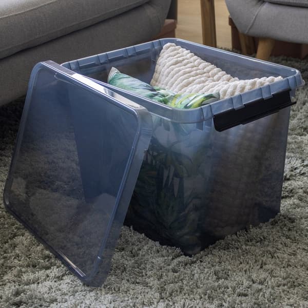 Sunware Comfort Line Storage Box 52 L 50x40x38 cm Transparent/Anthracite