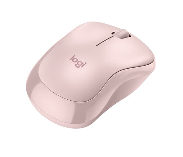 Logitech M240 Silent Mouse - Wireless - Optical - 3 Buttons - Bluetooth - Rose Gold - 910-007121