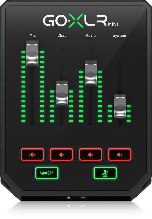 TC Helicon Go XLR Mini - Mixer and Audio Interface for Online Broadcasting