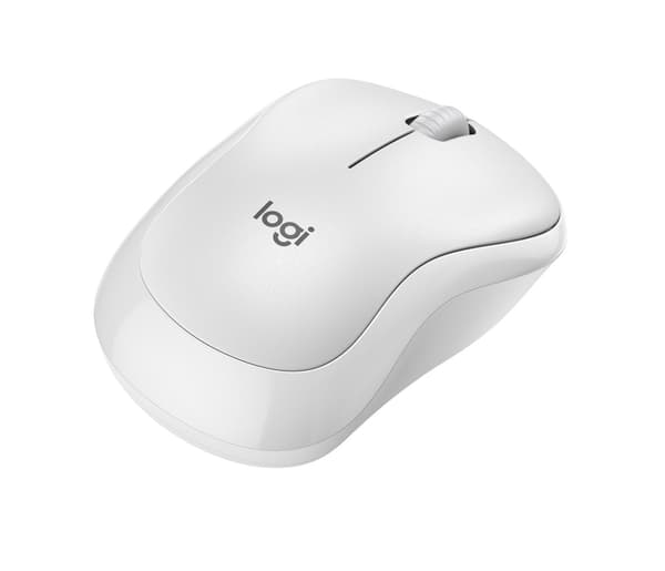 Logitech M240 Silent Mouse - Wireless Optical Mouse - 3 Buttons - Off-White (910-007120)