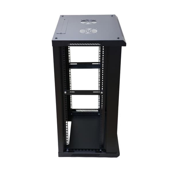 Extralink Rackmount Cabinet 15U 600x450 Black Wall Mounted