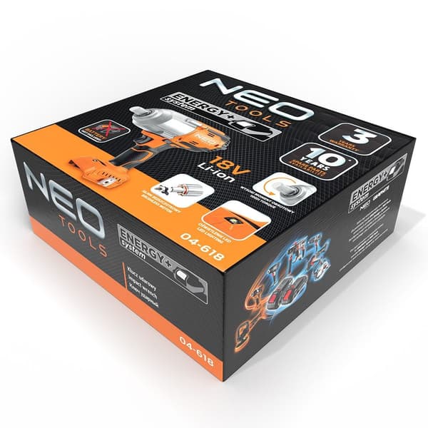 NEO Tools 04-618 Brushless Impact Wrench 18V 1133Nm