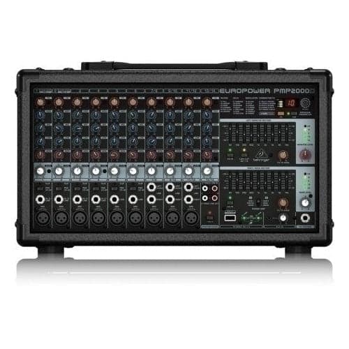 Behringer PMP2000D Powered Mixer with 2000 Watts and Multi-FX Processor