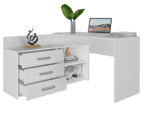 Topeshop DANY BIEL KPL Computer Desk White
