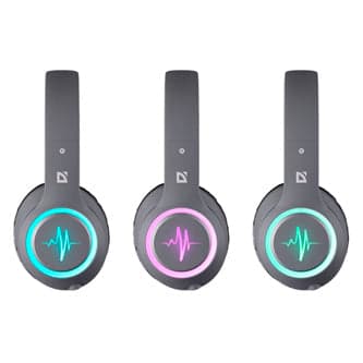 Defender Wireless Headphones with Microphone and LED B571