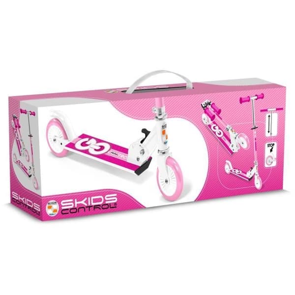 STAMP Folding Scooter SKIDS CONTROL Pink for Children 5+