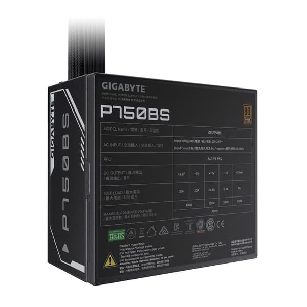 GIGABYTE P750BS Power Supply 80 PLUS Bronze