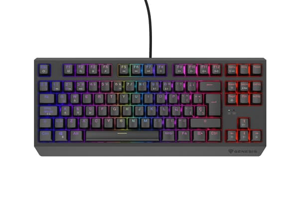 GENESIS Thor 230 TKL Keyboard Gaming USB QWERTY Spanish Black
