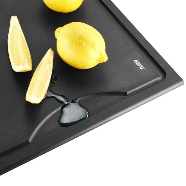 GEFU SLIZE Rectangular Wood Cutting Board Grey
