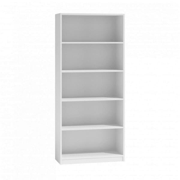 Topeshop R80 BIEL Office Bookcase 80x182 cm White