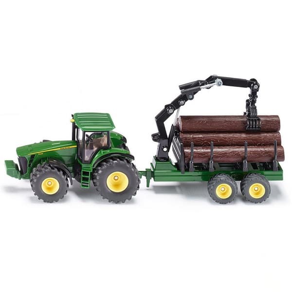 Siku John Deere 8430 Tractor with Log Trailer - Model 1954
