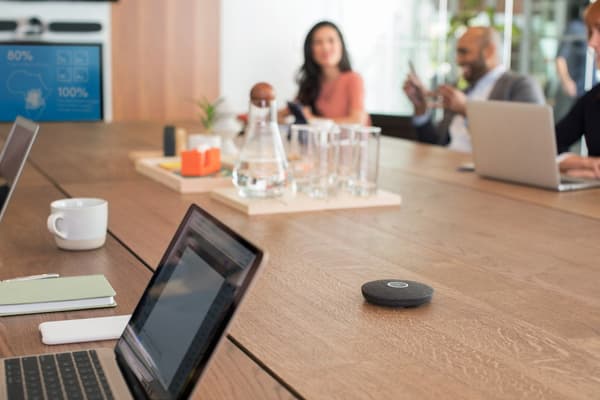 Logitech Rally Mic Pod Microphone for Large Room Solution for Google Meet, Zoom Rooms, Medium Room Solution for Google Meet