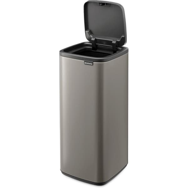 Brabantia Bo Touch Bin Waste Bin 30 L Platinum