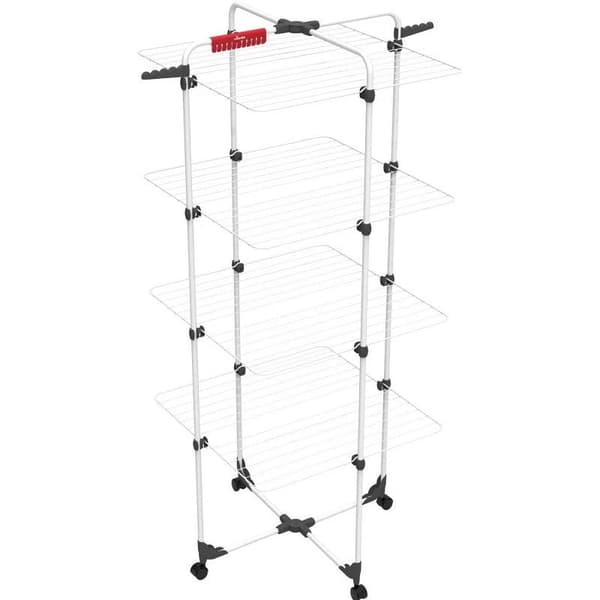 Vileda Mixer 4 Clothes Dryer - 40 m Drying Surface & Easy Movement