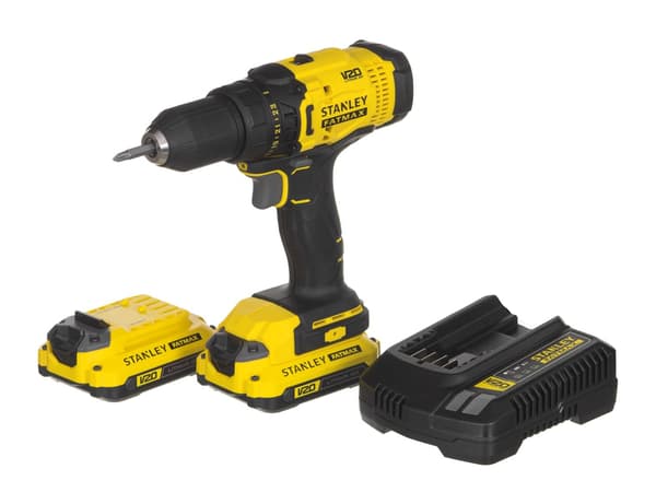 Stanley FATMAX V20 Cordless Drill/Driver 18V 2x1.5Ah