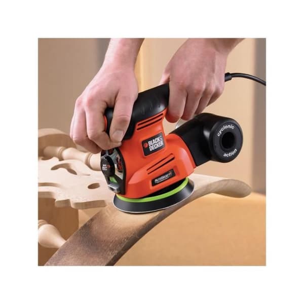 Black+Decker KA280K-QS Corded Multi-Sander Kit - 220W with 3 Adapters and 17 Discs