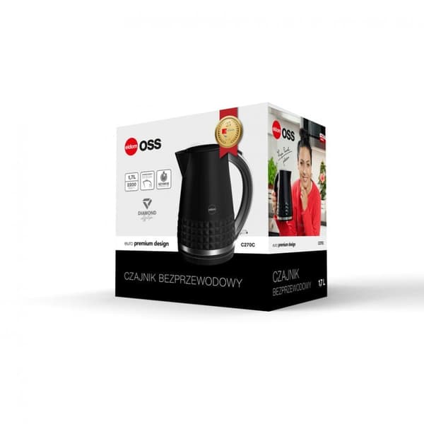 ELDOM C270C OSS Electric Kettle 1.7 L 2150W Black