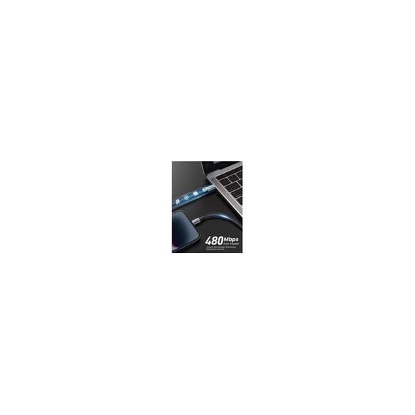 UGREEN Lightning Cable - Reinforced Lightning to USB-C - 1 m - Black