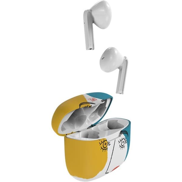 T'nb Wireless Earbuds - Exclusiv' - ART 3 - Charging Case - Bluetooth - 12-Hour Battery - White