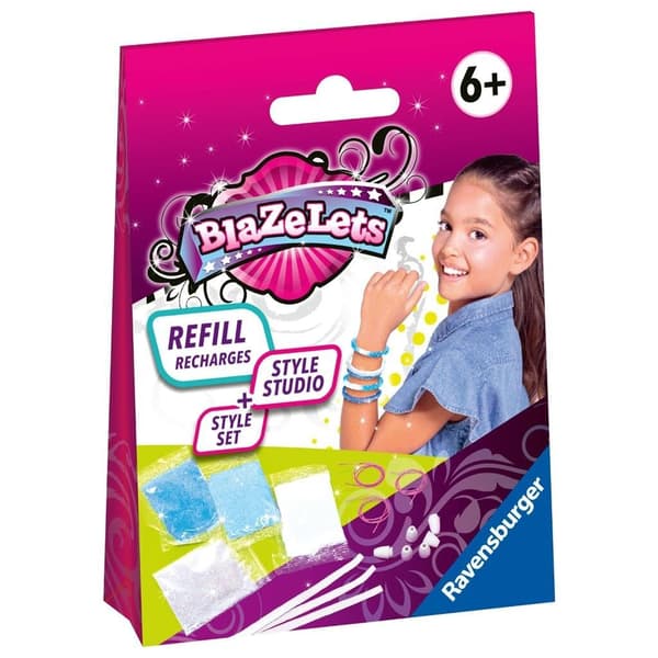 Ravensburger Blazelets Refill Blue - For Making Bracelets - Age 6+