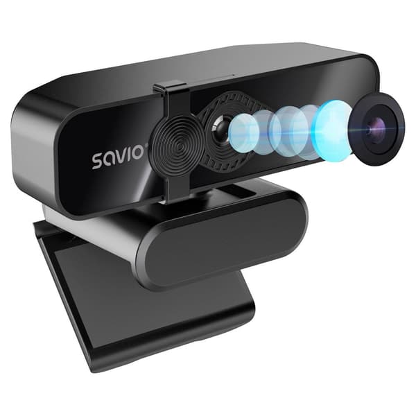Savio CAK-06 Webcam 3840 x 2160 pixels USB Black