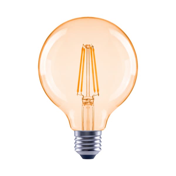 Xavax LED Globe Lamp E27 52W Amber Warm White