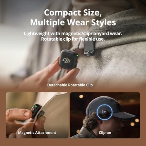 DJI Mic 3 Wireless Microphone Kit - 1 Transmitter 1 Receiver