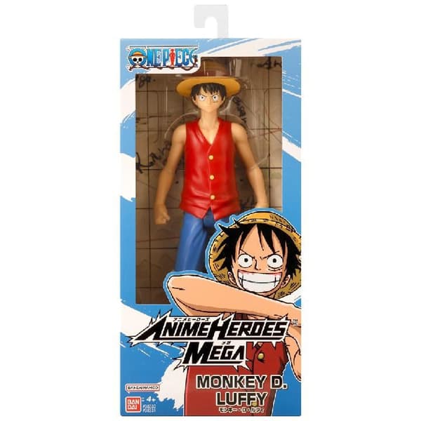BANDAI Anime Heroes One Piece Mega - Monkey D. Luffy 30 cm Figure