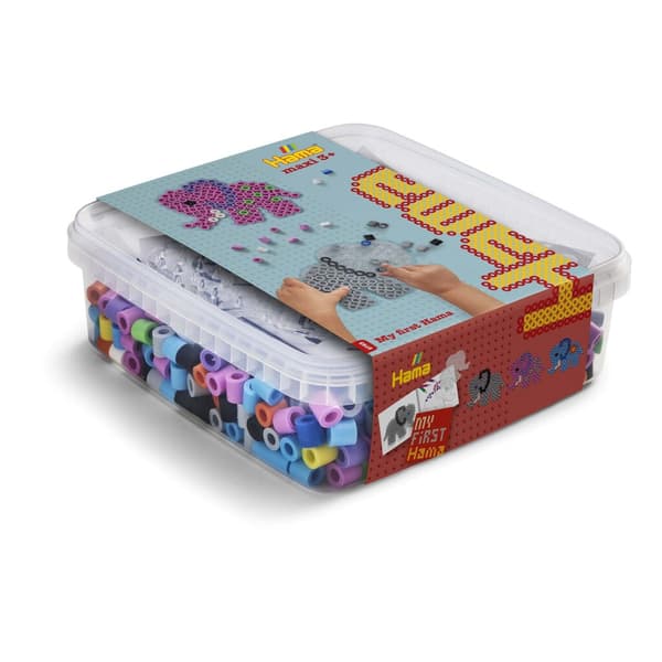Hama Iron-on Beads Maxi Elephants 600 Pieces